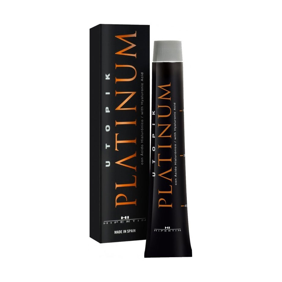 Перманентна фарба для волосся Hipertin Utopik Platinum з гіалуроновою кислотою, 7.35 Blonde Golden Red, 60 мл